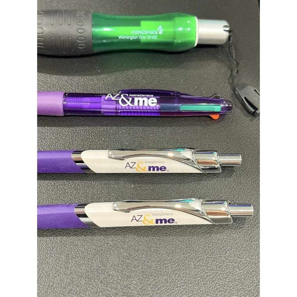 4 Pens Drug Rep Pharmaceutical Promo AstraZeneca - AZ and Me